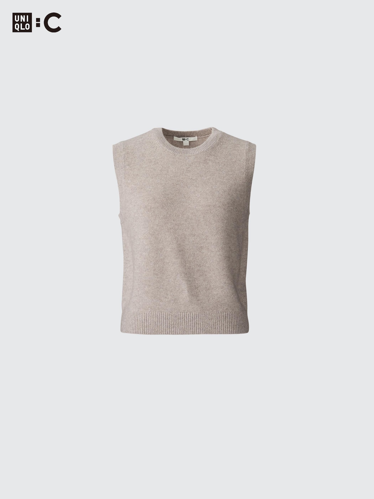 Cashmere Short Sweater | Sleeveless - thumbnail 5