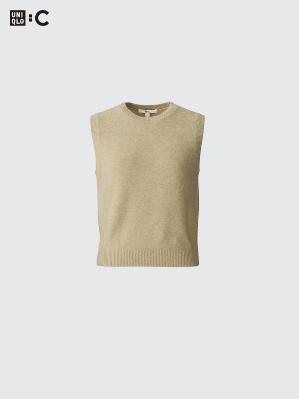 Cashmere Short Sweater | Sleeveless