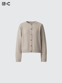 UNIQLO : C 100% Cashmere Crew Neck Short Cardigan
