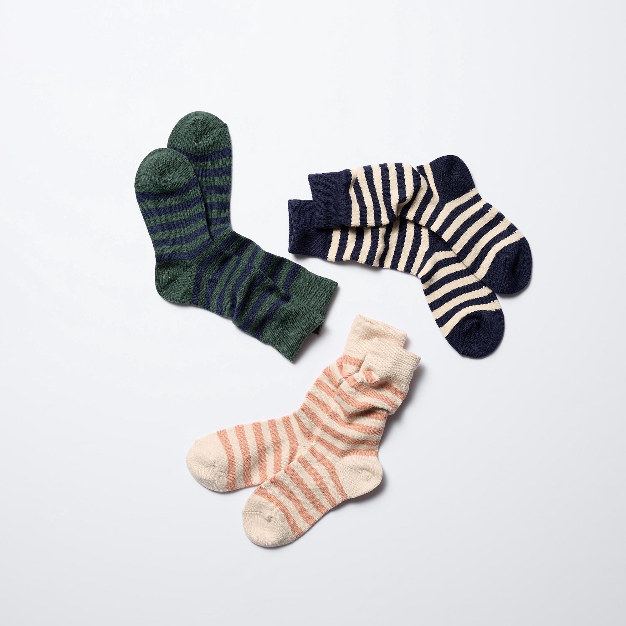 HEATTECH Socks Striped