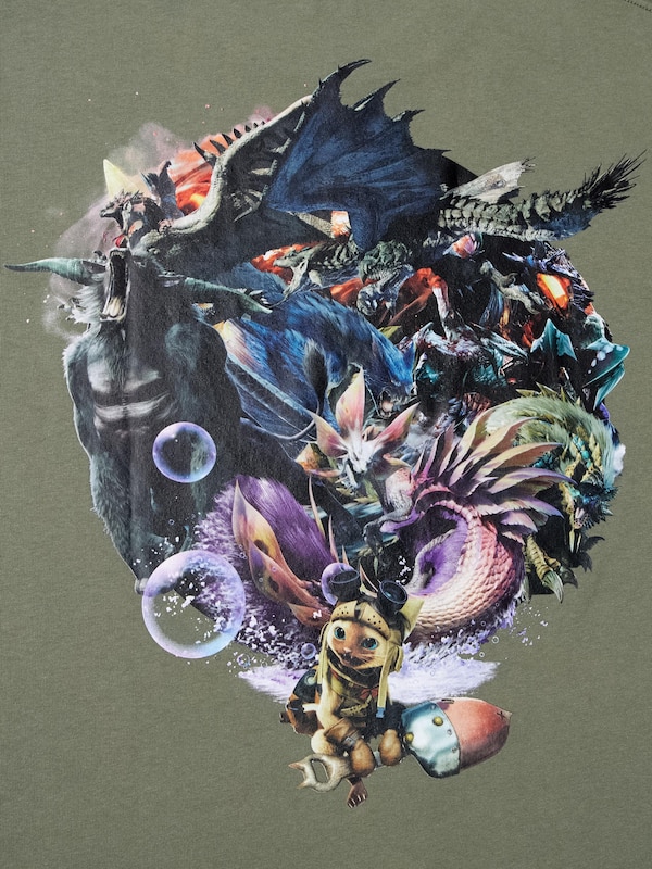CAPCOM 40th UT (Oversized Short-Sleeve Graphic T-Shirt)
