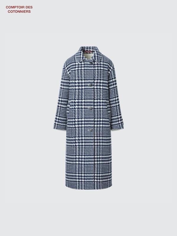 Wool Blend Long Coat