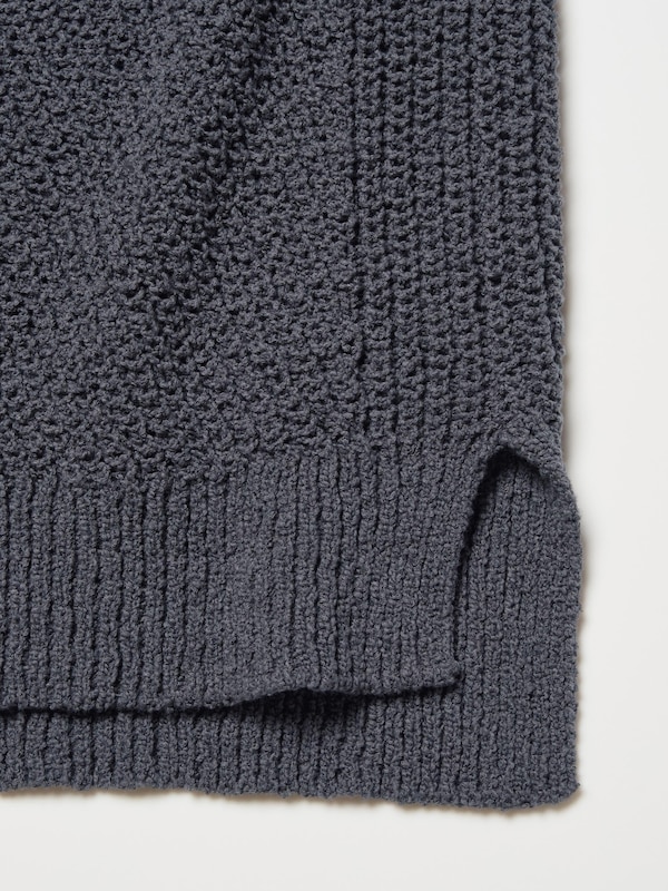 Pull Sans Manches en Coton Mélangé