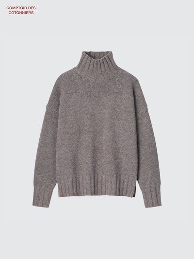Lambswool High Neck Jumper