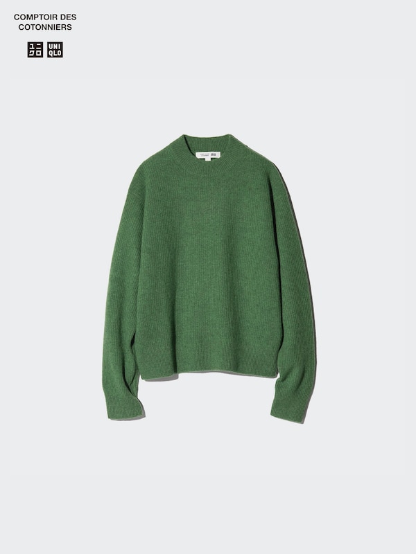 COMPTOIR DES COTONNIERS 100% Lambswool Crew Neck Sweater