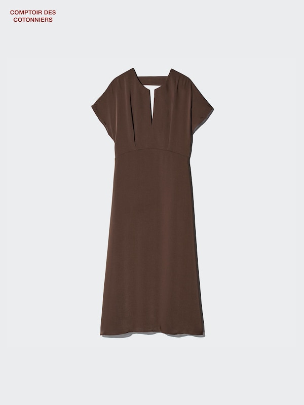 Robe Longue Col V