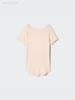 T-shirt en Jersey Côtelé