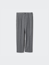 Pleated Wide Pants | Herringbone