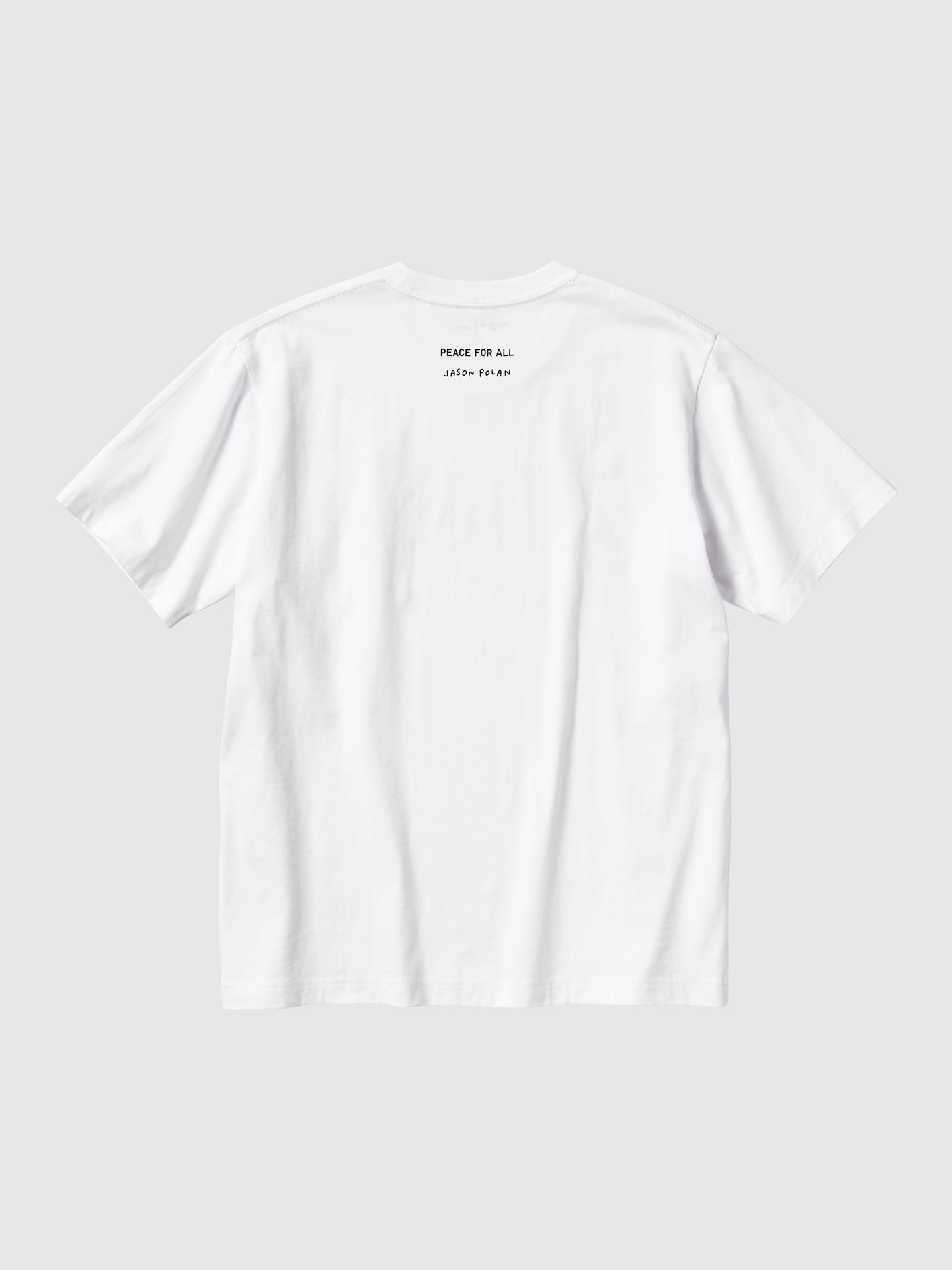 Футболка Uniqlo Peace For All с принтом, Jason Polan, цвет: Белый — фото 2