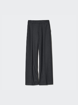 Washable Knit Ribbed Trousers (Long)