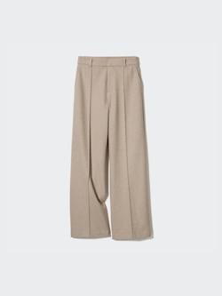 Brushed Jersey Wide Trousers (Longer)