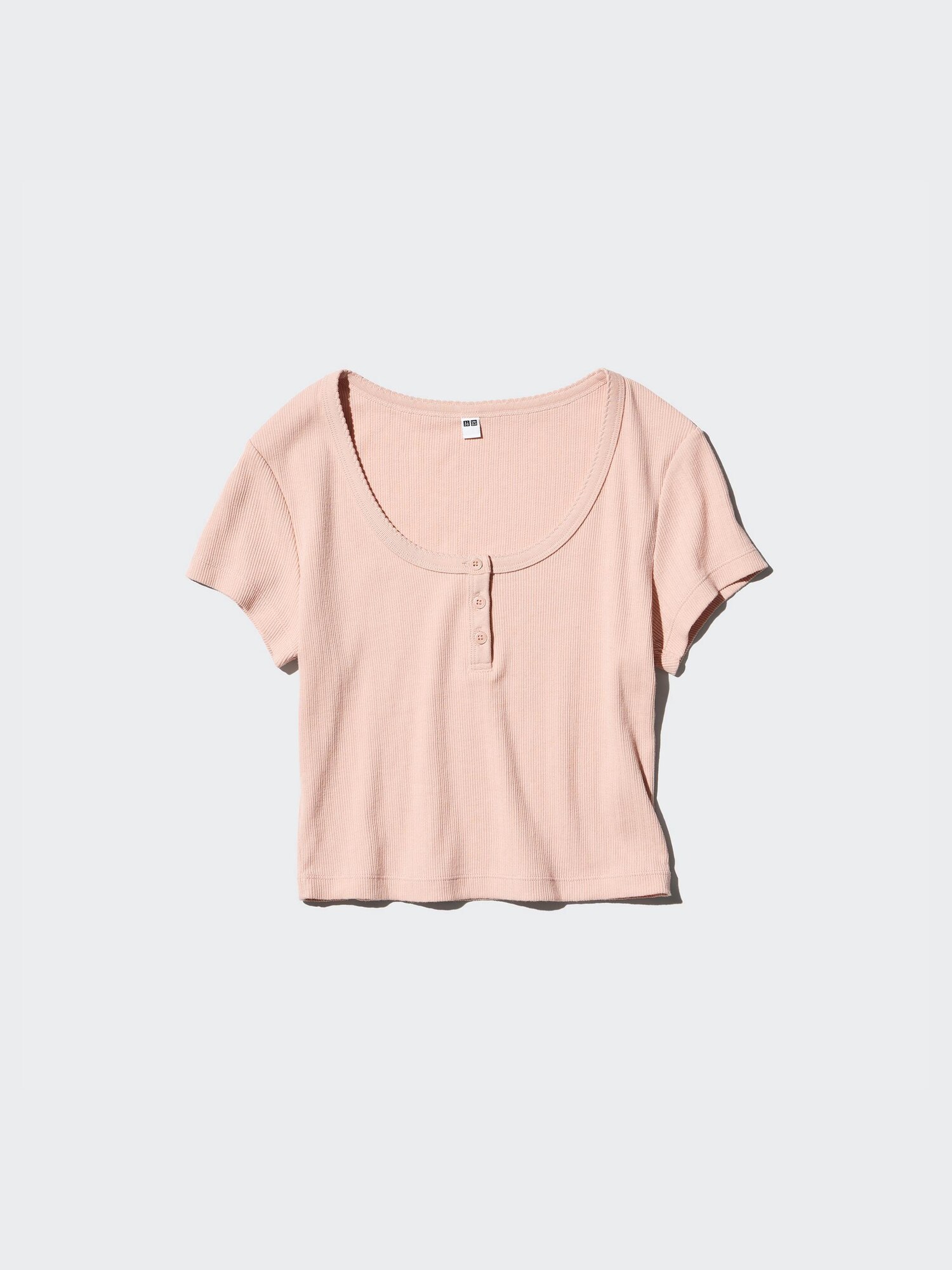 1minute 1second ポロシャツ(1M24H090) /XL Pointelle Henley T-Shirt | Scoop Neck | UNIQLO US
