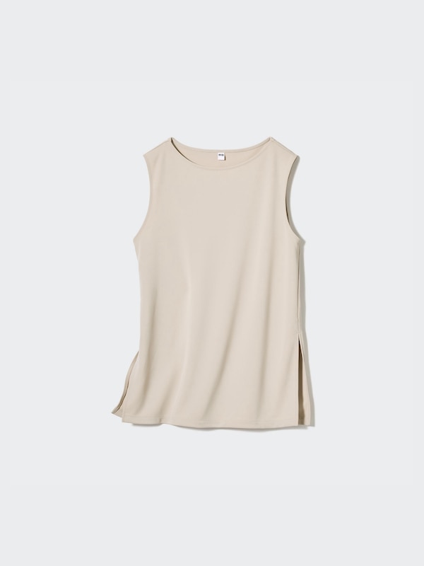 Crepe Jersey T-Shirt | Sleeveless