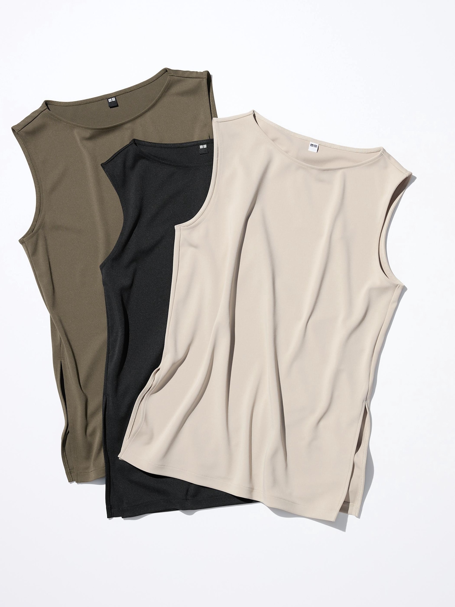 Women's Crepe Jersey Sleeveless T-Shirt | UNIQLO AU