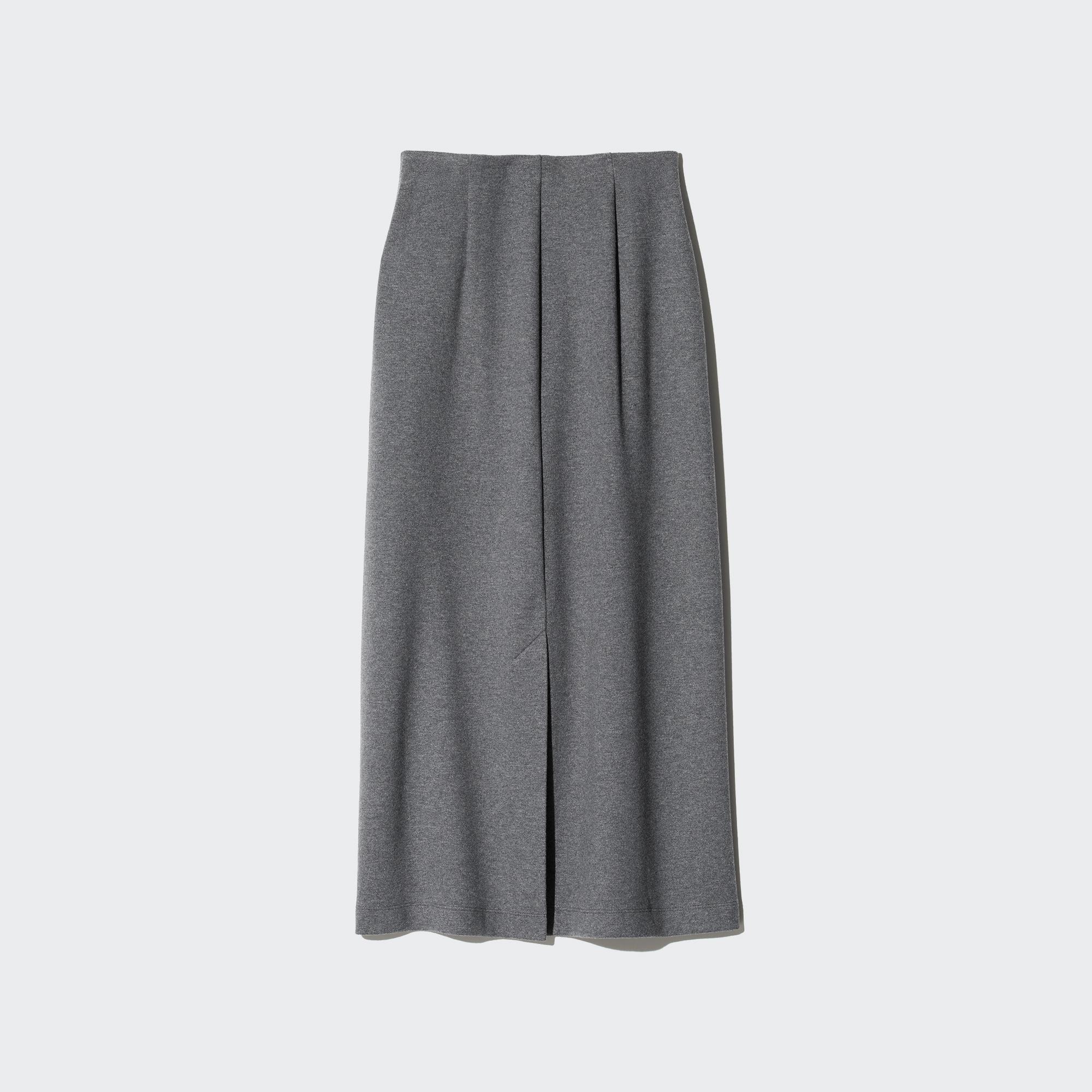 BRUSHED JERSEY NARROW SKIRT