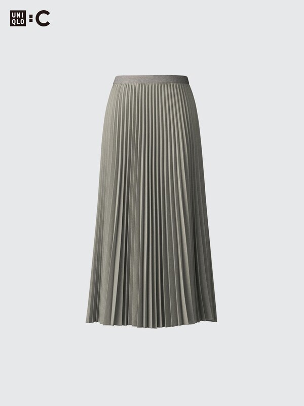 Pleated Long Skirt | Short