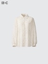 Printed Sheer Blouse
