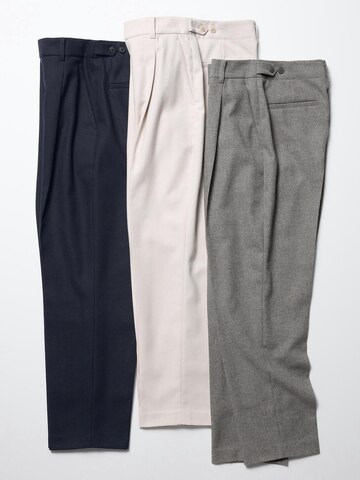 COMPTOIR DES COTONNIERS Tweed Pleated Tapered Pants