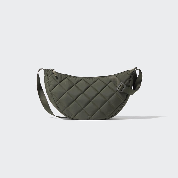Uniqlo Poliéster Bolso redondeado (acolchado) - Oliva - One Size