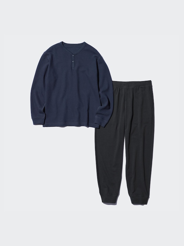 Ultra Stretch Pajamas | Henley Neck