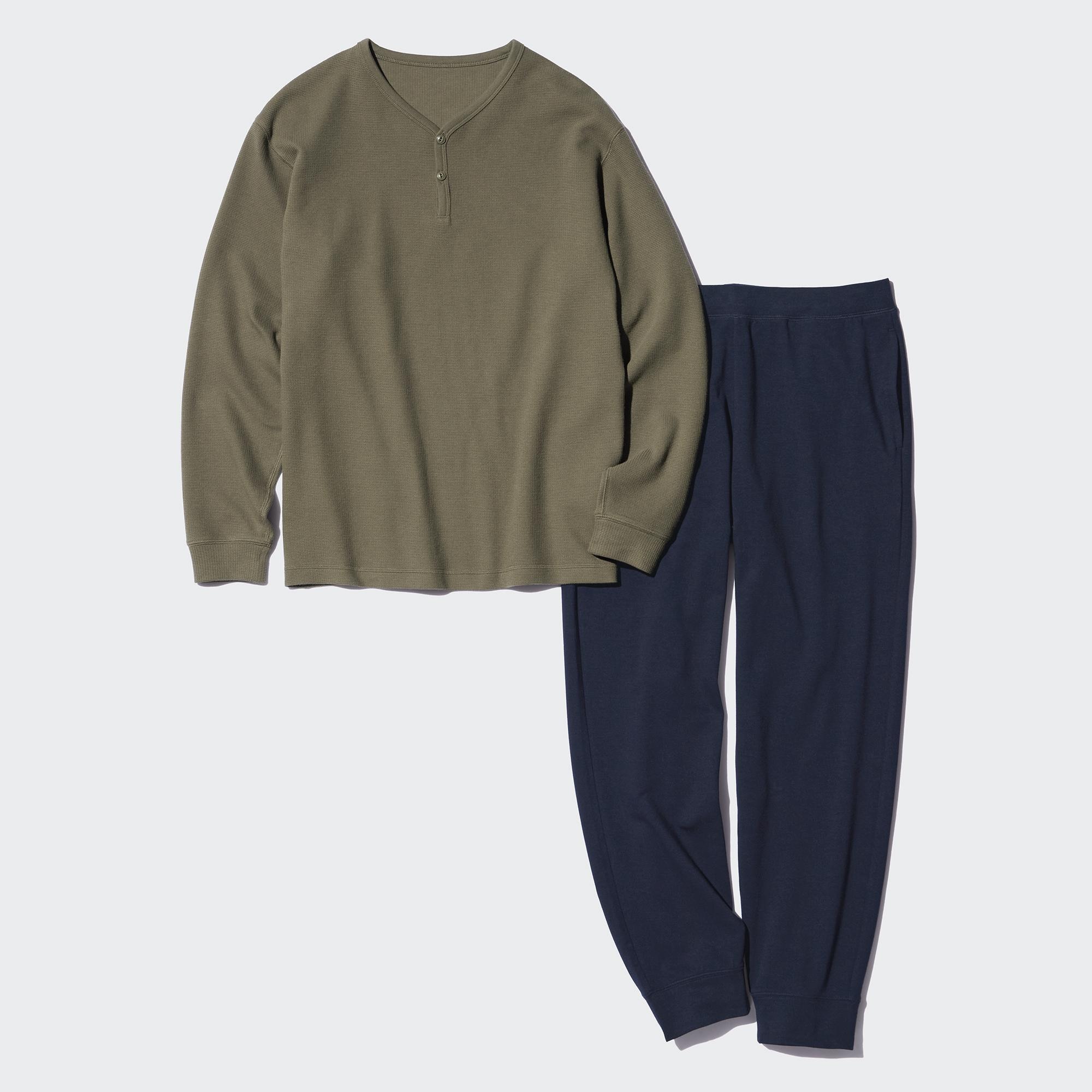 Ultra Stretch Pajamas | Henley Neck