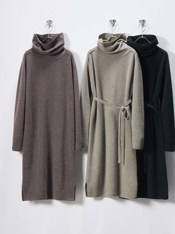 Lambswool Turtleneck Dress