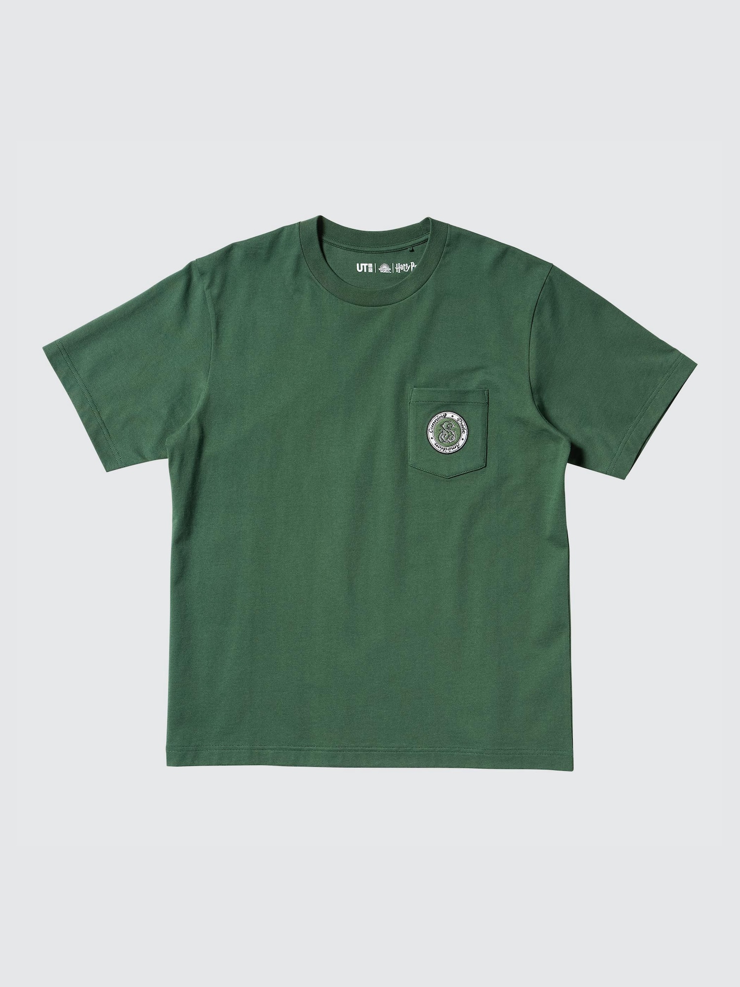 ★ SPAO★ Harry Potter Striped Short Sleeve T-Shirt GREEN S Harry Potter Slytherin Shirt Green With Black, White Stripes