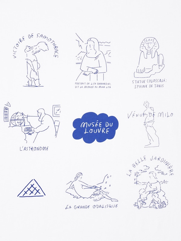 UT Archive Louvre Graphic T-Shirt