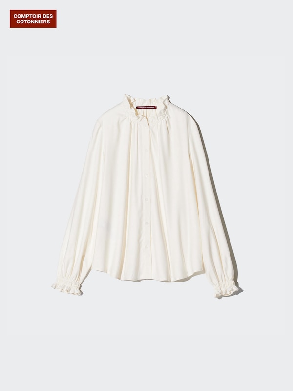 Chemise à volants