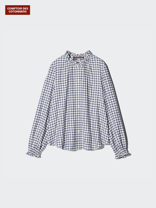Chemise à volants