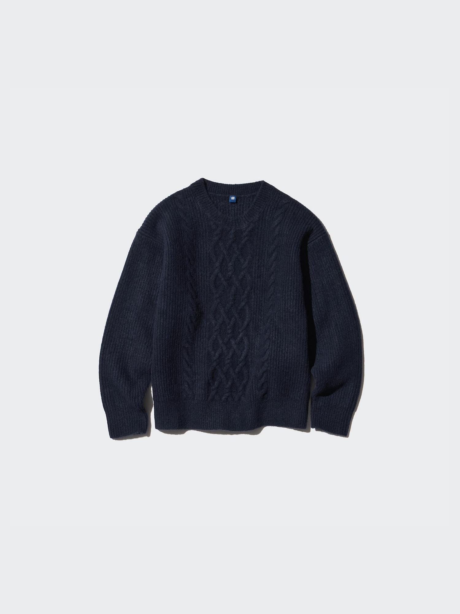 【U LAN】(UNISEX) Return Cable Classic Knitwear Amazon.com: Men's Cable Knit Sweater Solid Color Knit Top