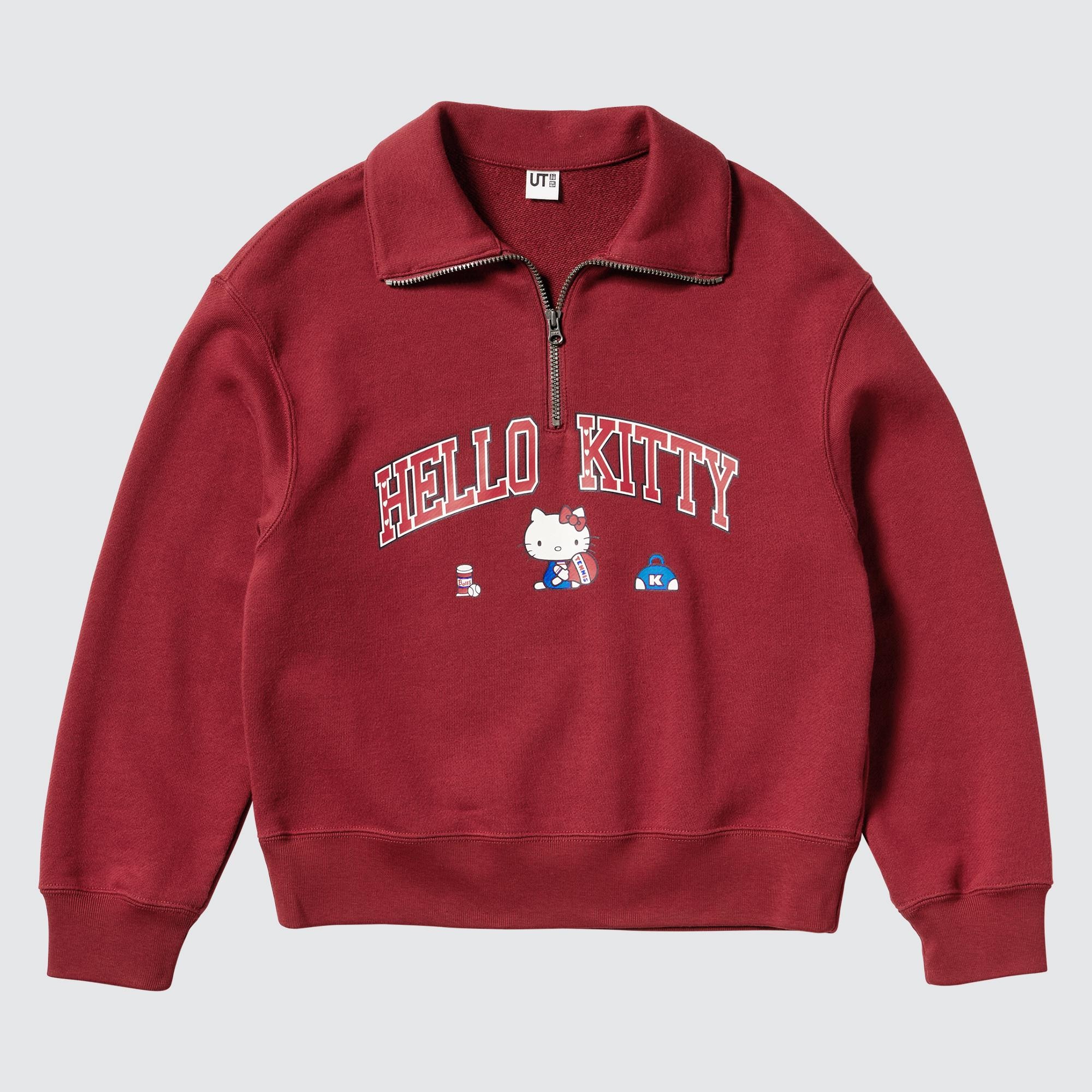 SANRIO HALF-ZIP PULLOVER SWEATSHIRT