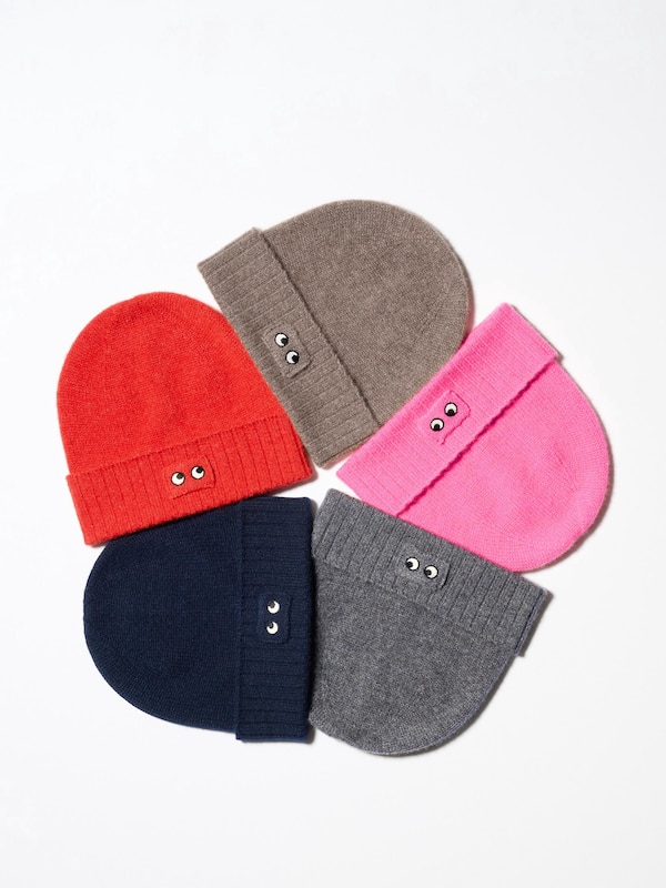 CASHMERE KNITTED BEANIE