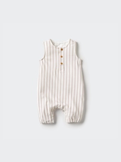 Baby Sleeveless Striped One-Piece Outfit
