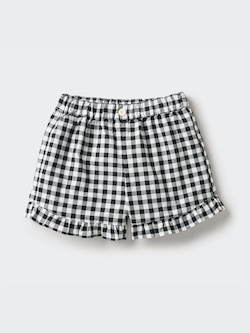 Baby Easy Shorts | Frilled Hem | Gingham