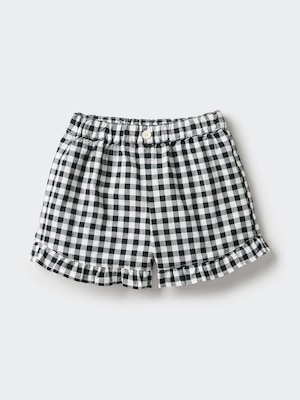 Baby Easy Shorts | Frilled Hem | Gingham