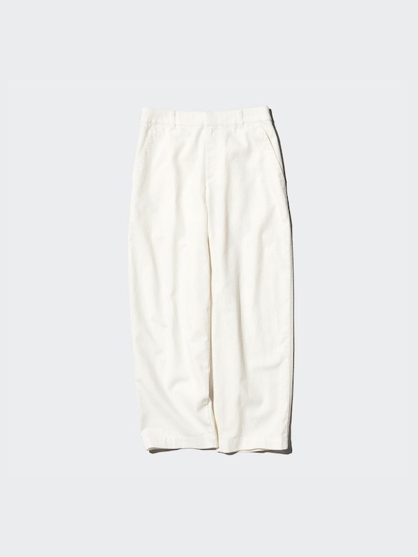 Linen Cotton Tapered Pants