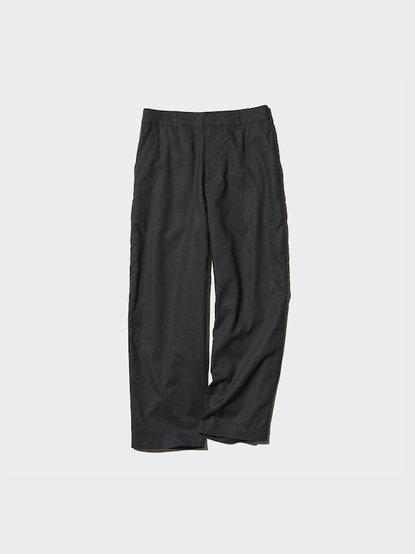 Linen Cotton Tapered Pants