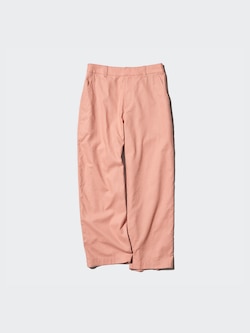 LINEN COTTON TAPERED PANTS