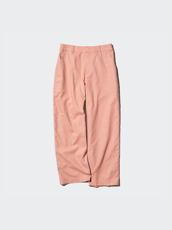 Linen Cotton Tapered Pants