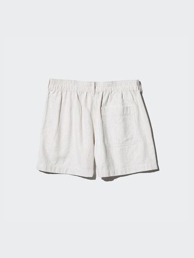 Linen Cotton Shorts | Striped