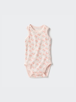 Toddler Cotton Mesh Inner Sleeveless Bodysuit