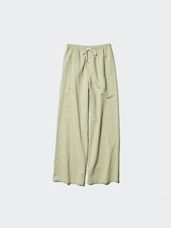 Linen Blend Easy Trousers (Longer)