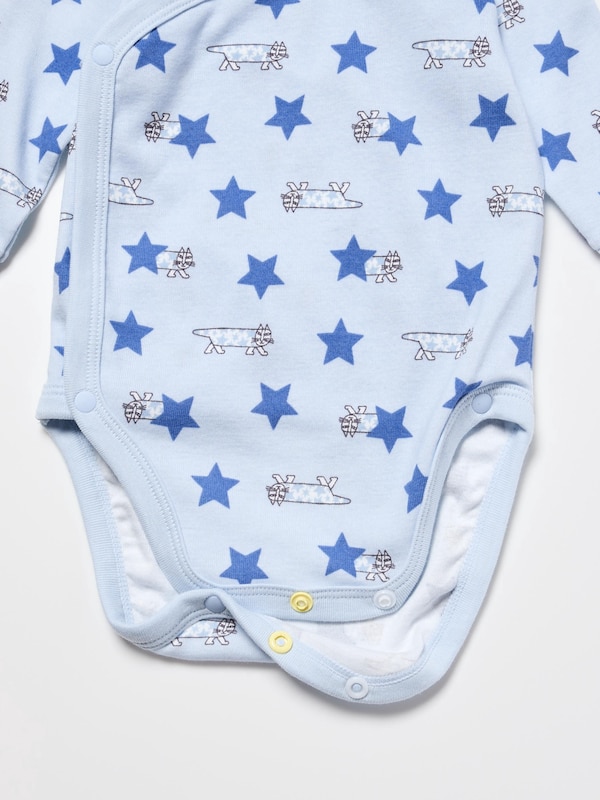 Baby Long Sleeve Bodysuit | Open Front | Lisa Larson