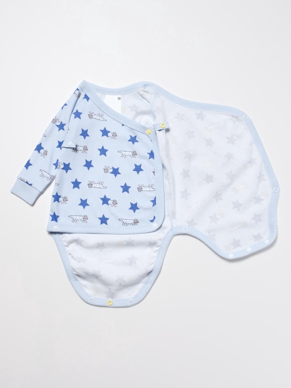 Baby Long Sleeve Bodysuit | Open Front | Lisa Larson