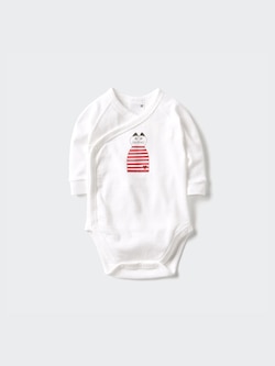 Baby Long Sleeve Bodysuit | Open Front | Lisa Larson