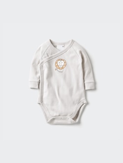 Baby Long Sleeve Bodysuit | Open Front | Lisa Larson