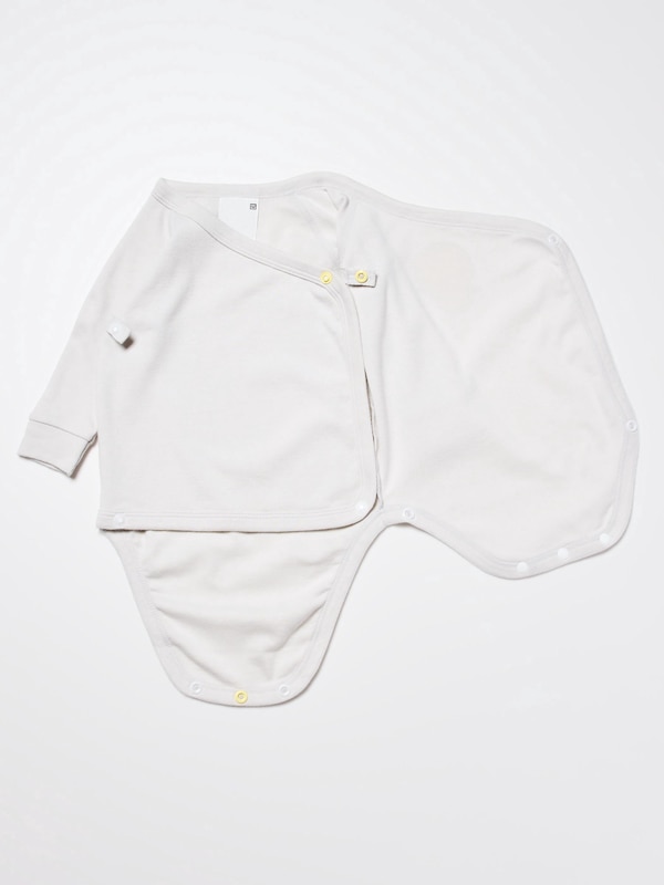 Baby Long Sleeve Bodysuit | Open Front | Lisa Larson