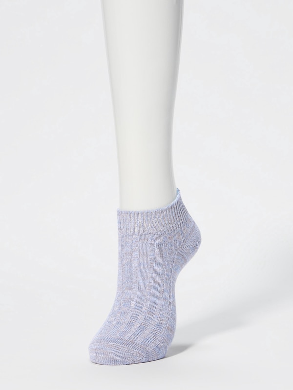 Mix Yarn Short Socks | 3 Pairs