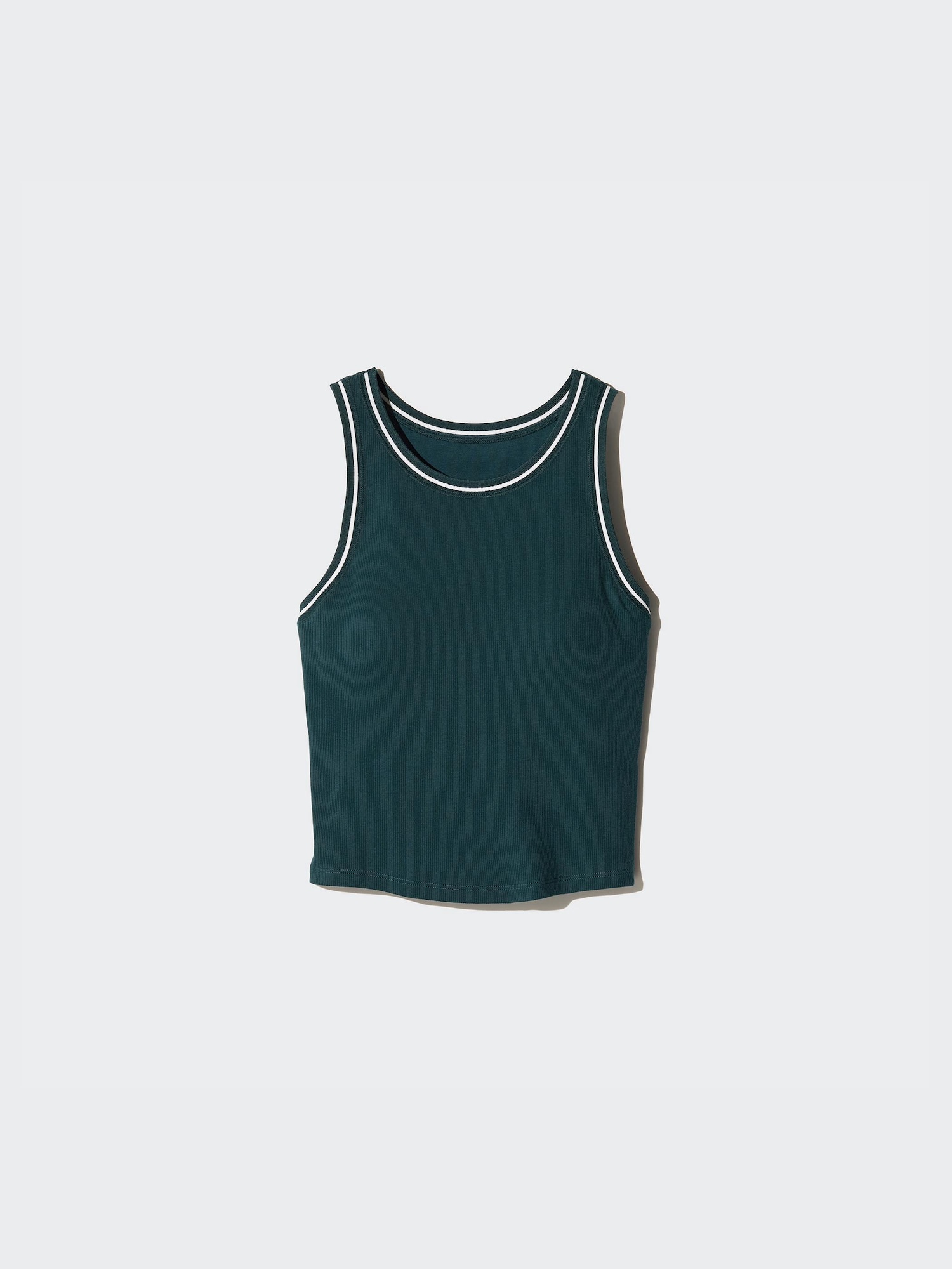 Ribbed Cropped Bra Top | Striped | UNIQLO US